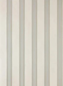 Tapete Block Print Stripe von Farrow & Ball - Dimity/ Lamp R