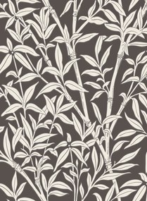 Cole & Son Carta da parati Bamboo Forest - Snow on Soot