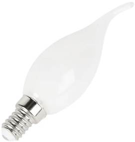 Set di 5 lampadine a filamento LED E14 dimmerabili a candela F35 opache 3W