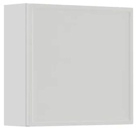Pensile bagno Pixel laccato opaco bianco, 1 anta apertura da sinistra P 17 x L 40 x H 40 cm