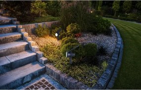 Eglo 901069 - LED RGBW dimmerabile lampada solare SAMBUCO LED/3W/4,5V IP44 nera + telecomando