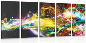 Quadri 5 pezzi – Esplosione di colori