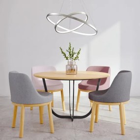 Lampadario LED a sospensione con filo LEA LED/35W/230V 4000K diametro 60 cm cromo