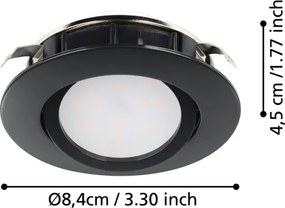 Eglo 900748 - Lampada da incasso LED dimmerabile PINEDA LED/5,5W/230V