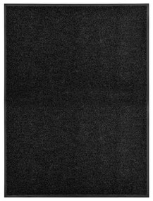 Zerbino Lavabile Nero 90x120 Cm /