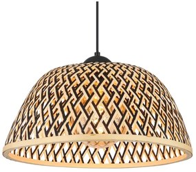 Globo 15767H1 - Lampadario a sospensione con filo COLLY 1xE27/15W/230V bambù