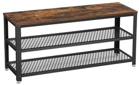 Scarpiera DAVOR marrone/nero