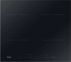 Haier Piano Cottura HAISJ64MC a Induzione 4 Zone Cottura da 59 cm Colore Nero