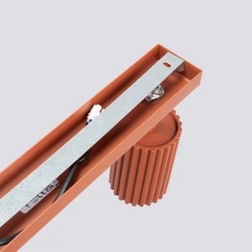 Sollux SL.1641 - Faretto KARBON 4xGU10/10W/230V rosso