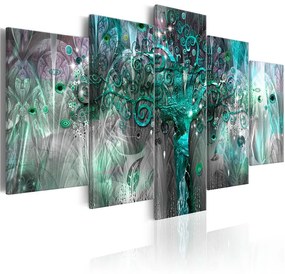 Quadro Tree of the Future II  Colore Nero, Dimensioni e Misure 100x50