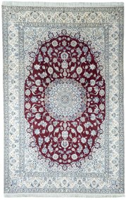 Nain Tappeto 240 x 380 Rosso (Iran) Annodato A Mano