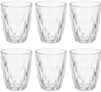 Set 6 bicchieri acqua vetro Gemma