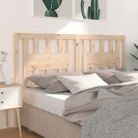 Testiera Per Letto 141x4x100 Cm İn Legno Massello Di Pino /