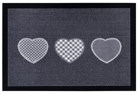 Zerbino grigio , 40 x 60 cm Hearts - Hanse Home