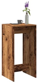 Tavolo Da Bar Legno Antico 51x50x103,5 Cm İn Legno Multistrato /