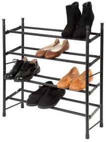 Scarpiera telescopica in metallo nero - Compactor