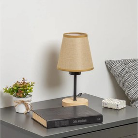 Brilagi - Lampada da tavolo NUBILA WOOD 1xE27/25W/230V quercia/marrone chiaro