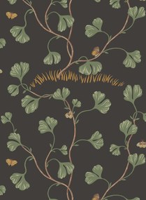 Sandberg Carta da parati Ebba - Charcoal