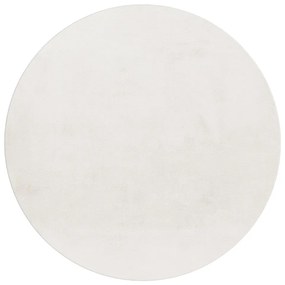 Tappeto rotondo lavabile crema ø 160 cm Pouffy - Ayyildiz Carpets