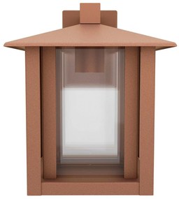 Applique Corten Mattone E27 IP54 per Esterni - Serie PILLAR
