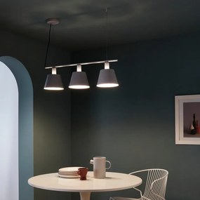 Lampadario Industriale Nama nero 3x E27 INSPIRE