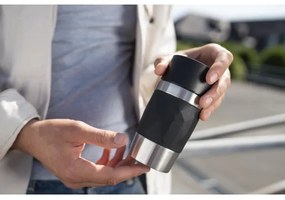 Tefal - Tazza termica 300 ml COMPACT MUG acciaio inossidabile/nero