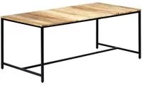 Tavolo da Pranzo 180x90x75 cm in Legno Massello di Mango Grezzo 247810