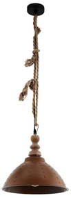 Eglo 33026 - Lampadario a sospensione con filo RIDDLECOMBE 1xE27/60W/230V patina marrone