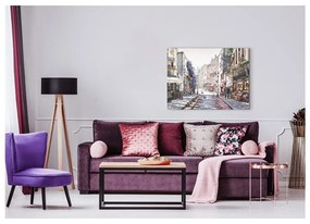 Immagine su tela, 60 x 80 cm Canvas Watercolor Paris II - Styler