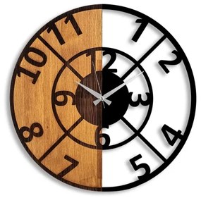 Orologio da parete diametro 56 cm 1xAA legno/metallo