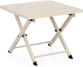 Tavolino da giardino in alluminio 43x44 cm Taylor - Bizzotto