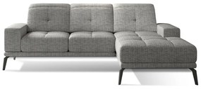 Divano angolare grigio (con penisola a destra/con chaise lounge) Torrense – ELTAP