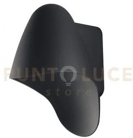 Applique huracan antracite 1 luce attacco gu10 ip54 10,4x12x17,5cm