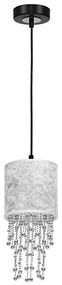 Lampadario a sospensione con filo ALMERIA 1xE27/60W/230V