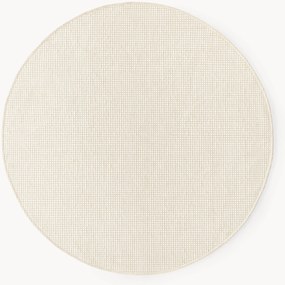 Tappeto rotondo in lana tessuto a mano Amaro