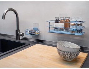 Dispenser di sapone in metallo autoportante azzurro Grena - Compactor