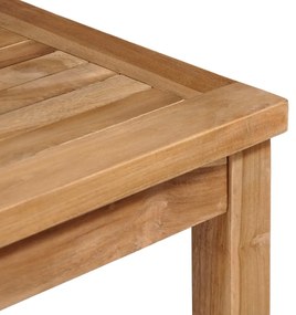 Tavolo da giardino 80x80x77 cm in legno massello di teak