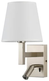 Brilagi - Applique a LED DEYA 1xE14/40W/230V + LED/3W bianco/cromo opaco