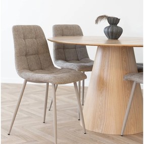 Tavolo da pranzo rotondo con piano in frassino ø 120 cm Bolton - House Nordic