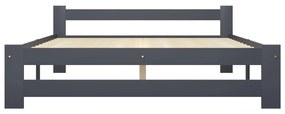 Giroletto grigio scuro in legno massello di pino 120x200 cm