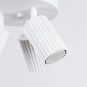 Sollux SL.1544 - Faretto KARBON 3xGU10/10W/230V bianco