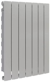 Radiatore acqua calda PRODIGE MODERN in alluminio, 7 elementi, interasse 800 mm, silver