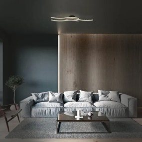 Brilo - Plafoniera LED LED/19W/230V 3000K nero