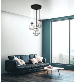 Lampadario su filo PRIMO 3xE27/60W/230V