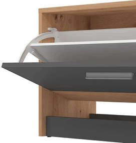 ADDIE - mobile ingresso appendiabiti moderno minimal in legno