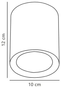 Nordlux - Faretto LED FALLON LONG LED/5,5W/230V nero