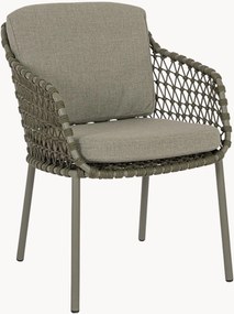 Set di 4 sedie da giardino con braccioli Ivissa