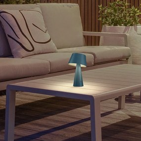 Lampada da esterno senza fili Tizia verde , luce bianco caldo IP54 BOTLIGHTING