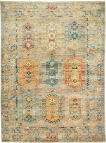 Samarkand Tappeto 200 x 150 Marrone (Pakistan) Annodato A Mano