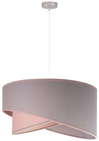 Duolla - Lampadario a sospensione con filo CELLO 1xE27/40W/230V diametro 45 cm rosa